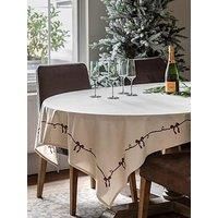 Crossland Grove Tradition Christmas Printed Table Cloth, Red