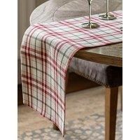 Crossland Grove Tradition Christmas Check Table Runner, Red