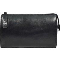 Mens Real Leather Wrist Bag Large Size Clutch Organiser Style Goma