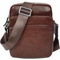 Mens Real Leather Cross Body Bag Small Size Travel Pouch Hanoi