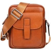 Mens Real Leather Cross Body Bag Small Size Travel Pouch Malmo