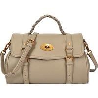 Womens Real Leather Handbag Classic Satchel Top-Handle Style Greta