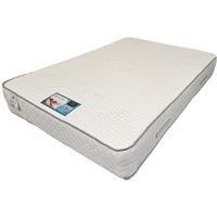 Knight Sleep 25 CM Deep Pocket Sprung Memory Foam Mattress in White | Size: Super King