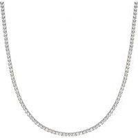 Say It With Tennis Necklace - Silver
