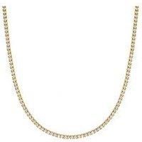 Say It With Tennis Necklace - Yellow Gold