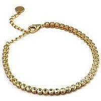 Say It With Luxe Half Tennis Bracelet - Yellow Gold