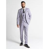 V2 Classic Men's Henry - Lilac Three Piece Suit | Size: 44R