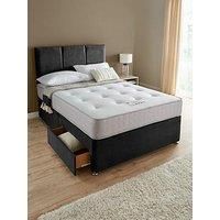 Very Home Sheridan Double Divan & Hb With 2 Drawers & Comfort Mattress - Fsc Certified