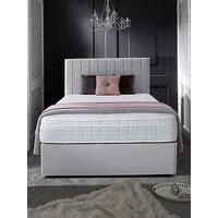 Shire Beds Liberty 1000 Pocket Memory Mattress And Upholstered Divan Base Bed Set (Headboard Sold Separately) - Fsc Certified