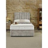 Shire Beds Signature 3000 Pocket Mattress And Upholstered Divan Base Bed Set (Headboard Sold Separately) - Fsc Certified