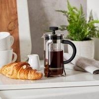 Dunelm Stainless Steel 3 Cup Cafetiere Steel (Silver)