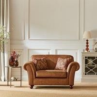 Angus Faux Leather Combo Snuggle Chair