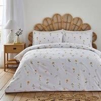 Pressed Floral Duvet Cover and Pillowcase Set