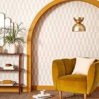 Checkerboard Natural Wallpaper Natural