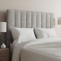 Luxury Chenille Vertical Stripe Headboard