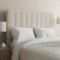 Luxury Teddy Vertical Stripe Headboard