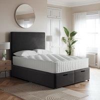 End Velvet Ottoman Base Grey