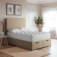 End Tweed Ottoman Base Brown