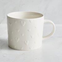 Embossed Heart Mug
