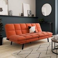 Luis Soft Chenille Clic Clac Double Sofa Bed