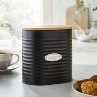 Metal Biscuit Canister with Badge