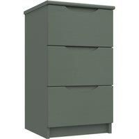 Legato 3 Drawer Bedside Table