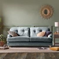 Martha Vintage Velvet 3 Seater Sofa Pink