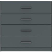 Norland 4 Drawer Chest, Graphite Grey