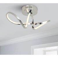Octtava LED Semi Flush Ceiling Fitting