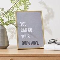 Skinny Metal Photo Frame