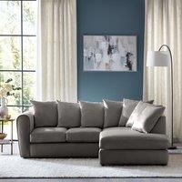 Blake Opulent Velvet Curved Quilted Arm Corner Sofa
