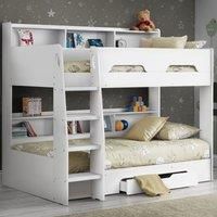 Orion Single Oak Bunk Bed White