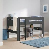 Pluto Mid Sleeper Bed Black