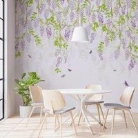 Whispering Wisteria Wall Mural