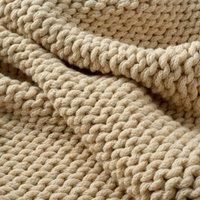 Chunky Knit Throw Blanket