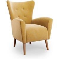 Sven Modern Velvet Wing Chair