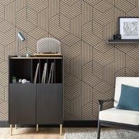 Panel Geo Wallpaper Natural