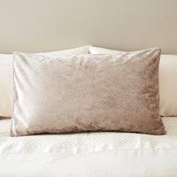 Crushed Velour Piped Pillowcase