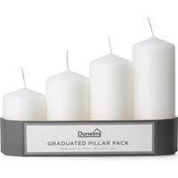 Set of 4 Graduated Pillar Candles