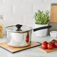 Essentials Stainless Steel Saucepan, 20cm