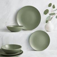 Stoneware 12 Piece Dinner Set