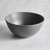 Stoneware Charcoal Salad Bowl