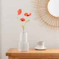 Artificial Poppy Red Stem
