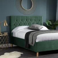 Loxley Velvet Ottoman Bed Frame