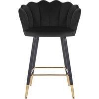 Vivian Counter Height Bar Stool, Velvet