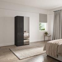 Wiemann Kahla 2 Door Mirrored Wardrobe