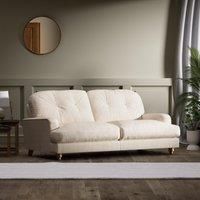 Martha Faux Linen 3 Seater Sofa