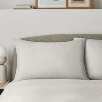 Super Soft Microfibre Plain Standard Pillowcase Pair