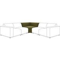 Modular Cruz Velvet Corner Seat