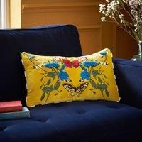 Majestic Tropics Embroidered Cushion